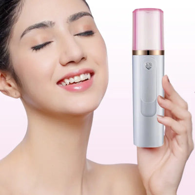 Mini Portable Rechargeable Nano Mister USB Face Moisture Spray Negativ