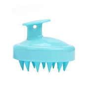 silicone hair scalp massage brush combitem type