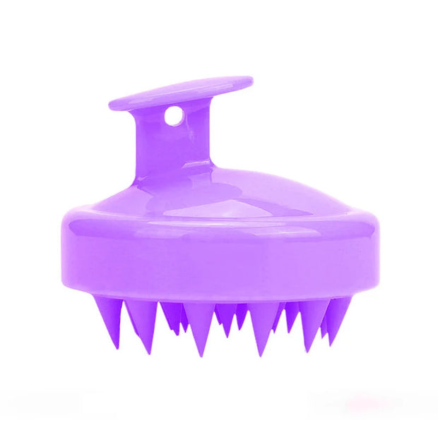 silicone hair scalp massage brush combitem type
