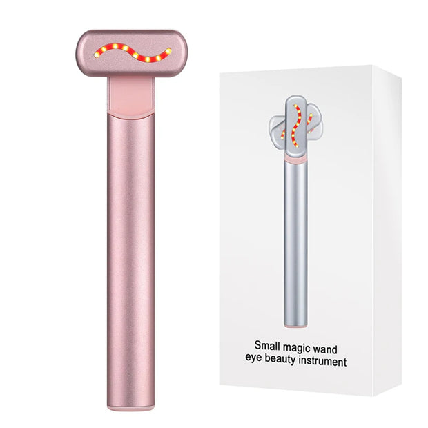 EMS Microcurrent Face Lifting Device Red Light Facial Wand Eye Neck Ma