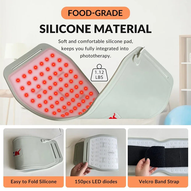 LED Red Light Therapy Belt Pad Pain Relief