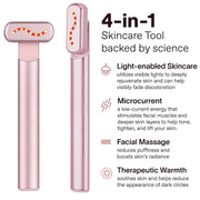 EMS Microcurrent Face Lifting Device Red Light Facial Wand Eye Neck Ma