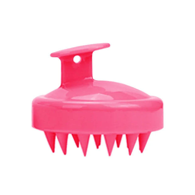 silicone hair scalp massage brush combitem type