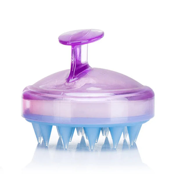 silicone hair scalp massage brush combitem type