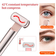 EMS Microcurrent Face Lifting Device Red Light Facial Wand Eye Neck Ma