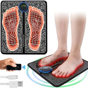Foot Massager EMS Rechargeable Massage Mat Foot Relaxation Pads