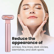 EMS Microcurrent Face Lifting Device Red Light Facial Wand Eye Neck Ma
